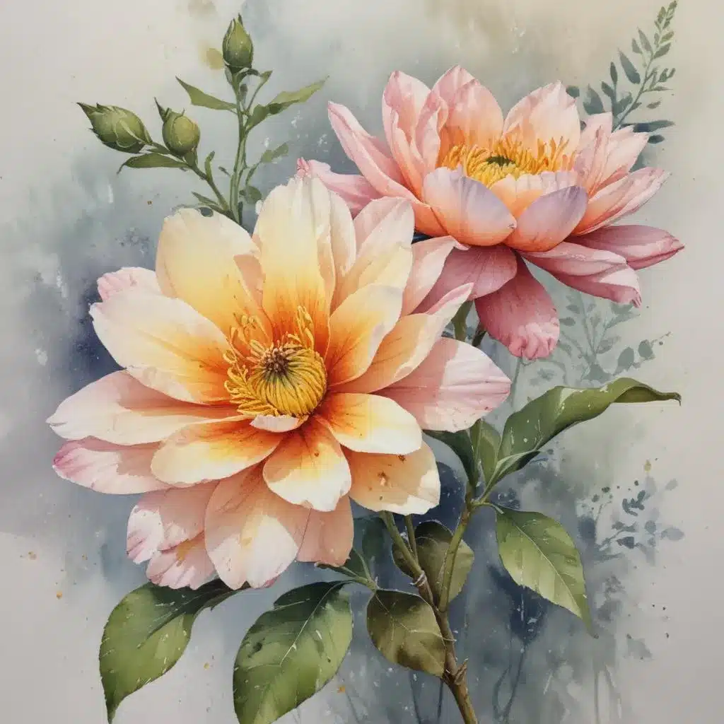 Balancing Realism and Personal Expression in Floral Watercolours