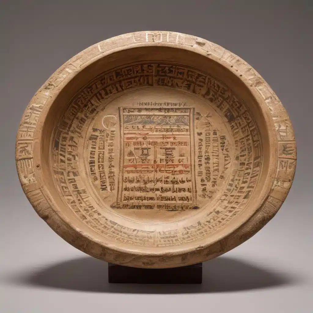 Bowl with enthroned ruler and written blessings – Conserving Decorative Cultural Artifacts in Museum Collections