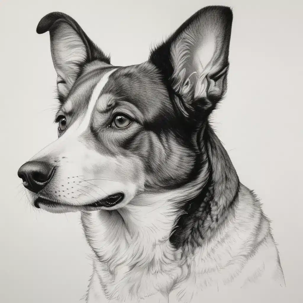 Capturing the Essence: Minimalist and Powerful Pet Drawings in Pen and Ink