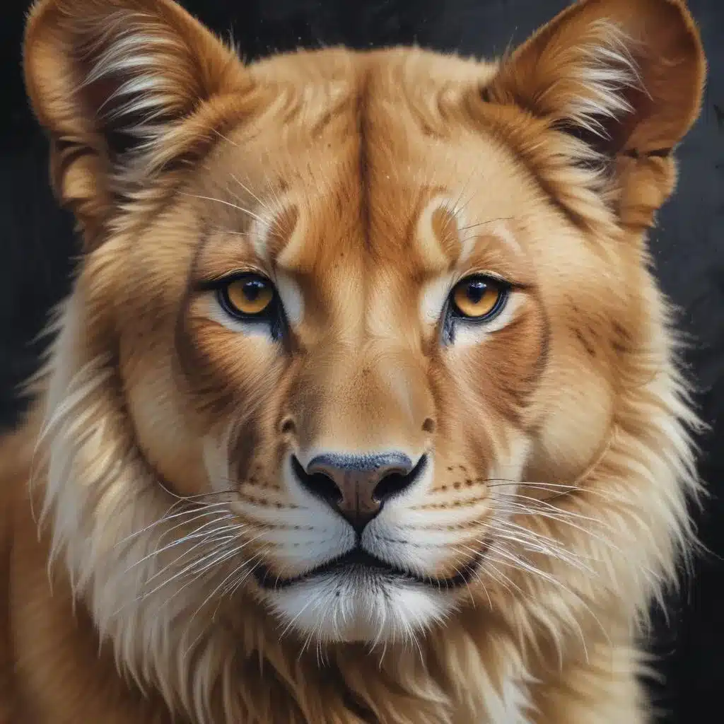 Discovering the Allure of Metallic Mediums in Animal Portrait Art