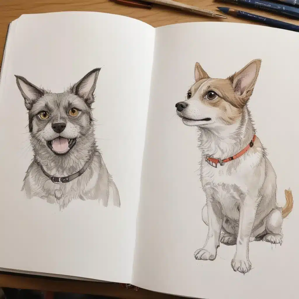 Discovering the Narrative Possibilities of Sketchbooks for Storytelling with Pets
