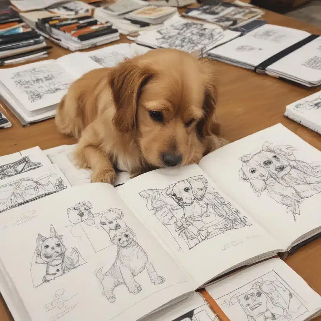 Discovering the Narrative Potential of Sketchbooks for Pet Lovers