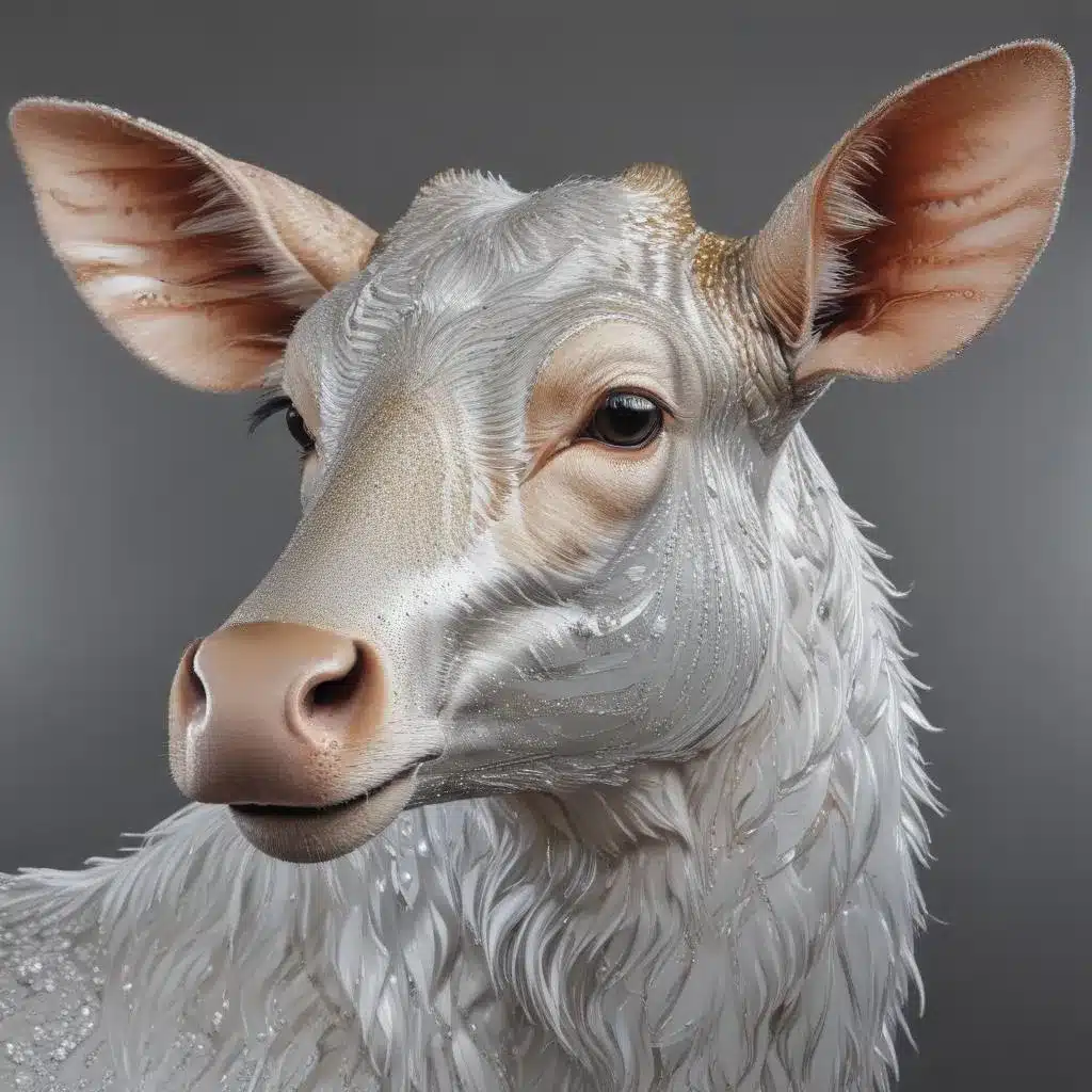 Elevating Animal Artwork with Shimmering Metallic Accents