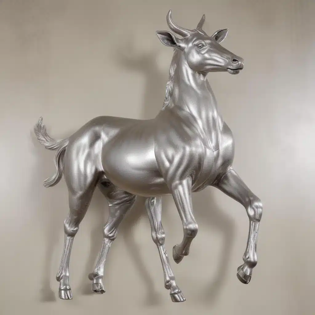 Elevating Animal Artwork with Shimmering Metallic Accents and Striking Finishes