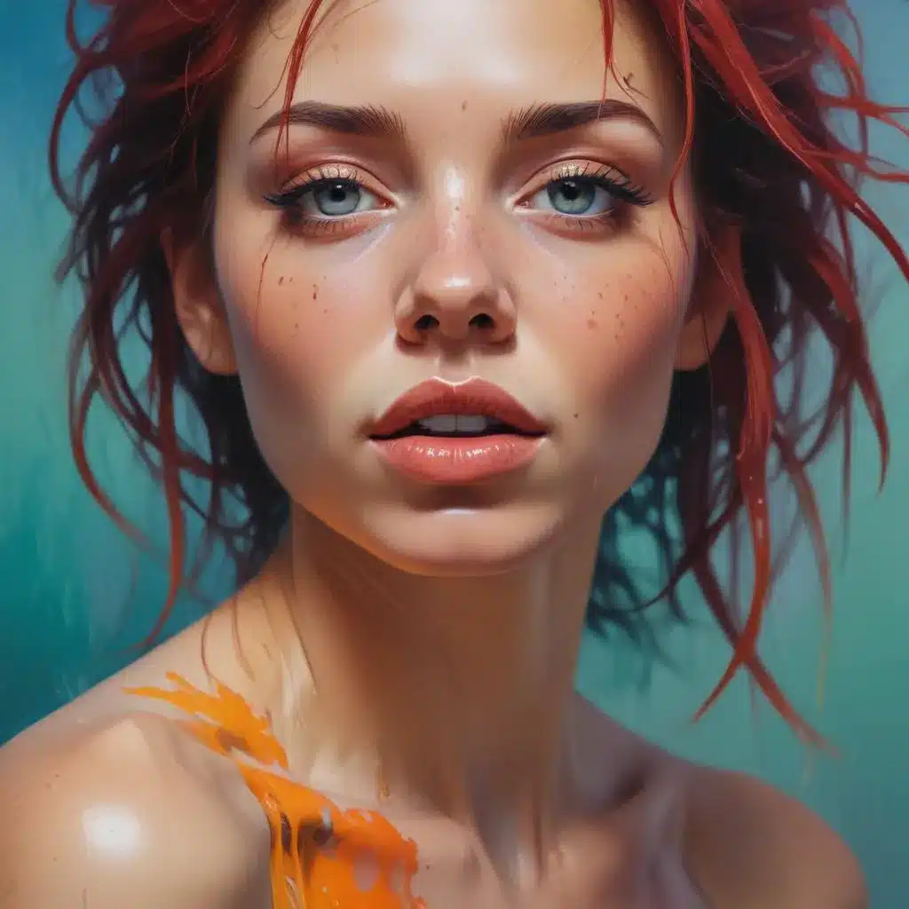 Emotive Portraiture: Conveying Emotion through Expressive Colour in Acrylic Paintings