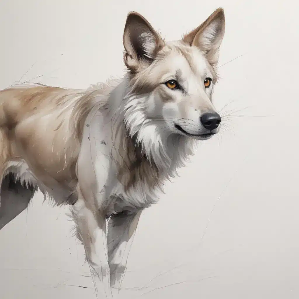 Exploring Gestural Lines and Expressive Marks for Energetic, Lively, Characterful, Dynamic, and Rhythmic Animal Sketches