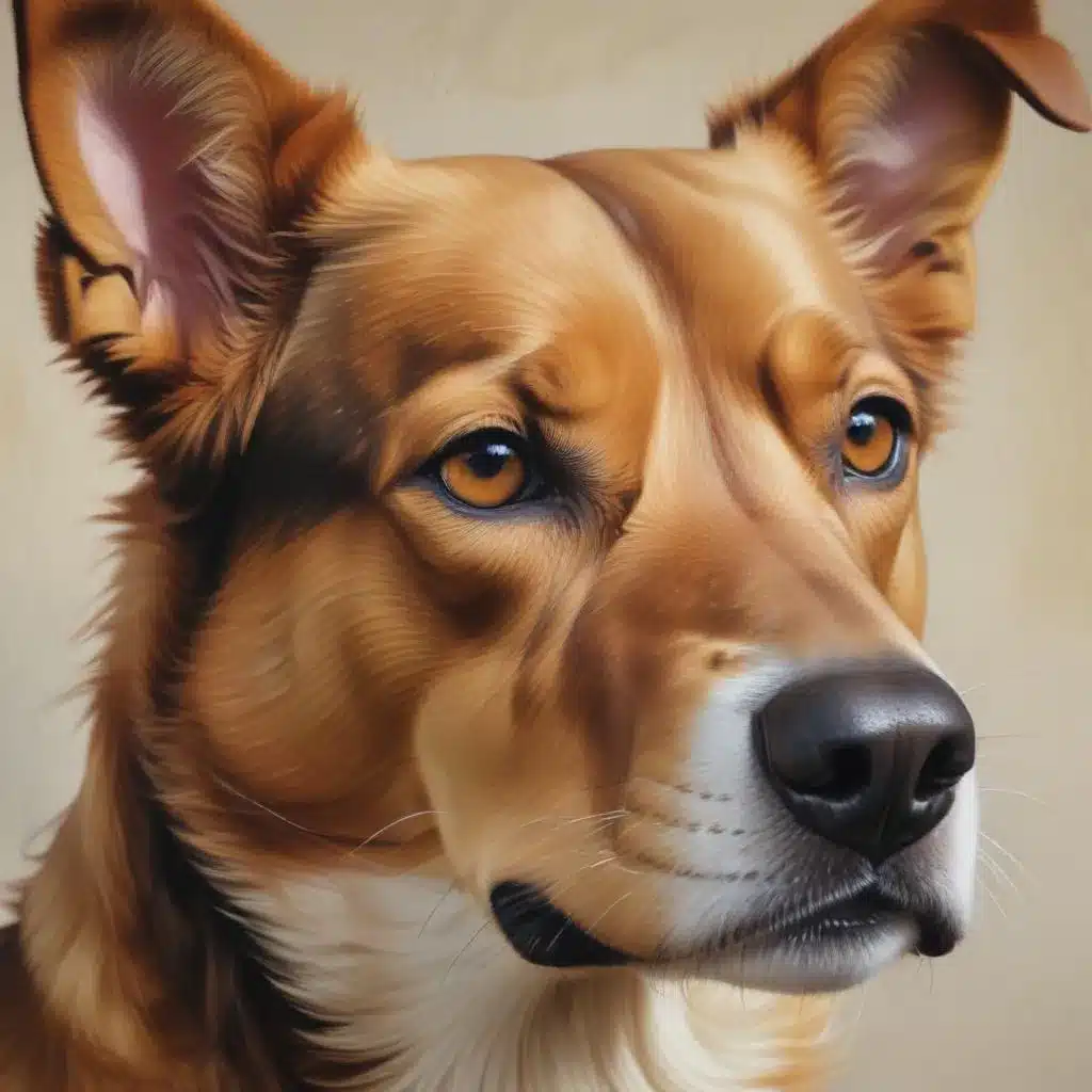 Exploring the Interplay of Realism and Abstraction in Captivating, Expressive, Evocative, and Emotive Canine Artworks