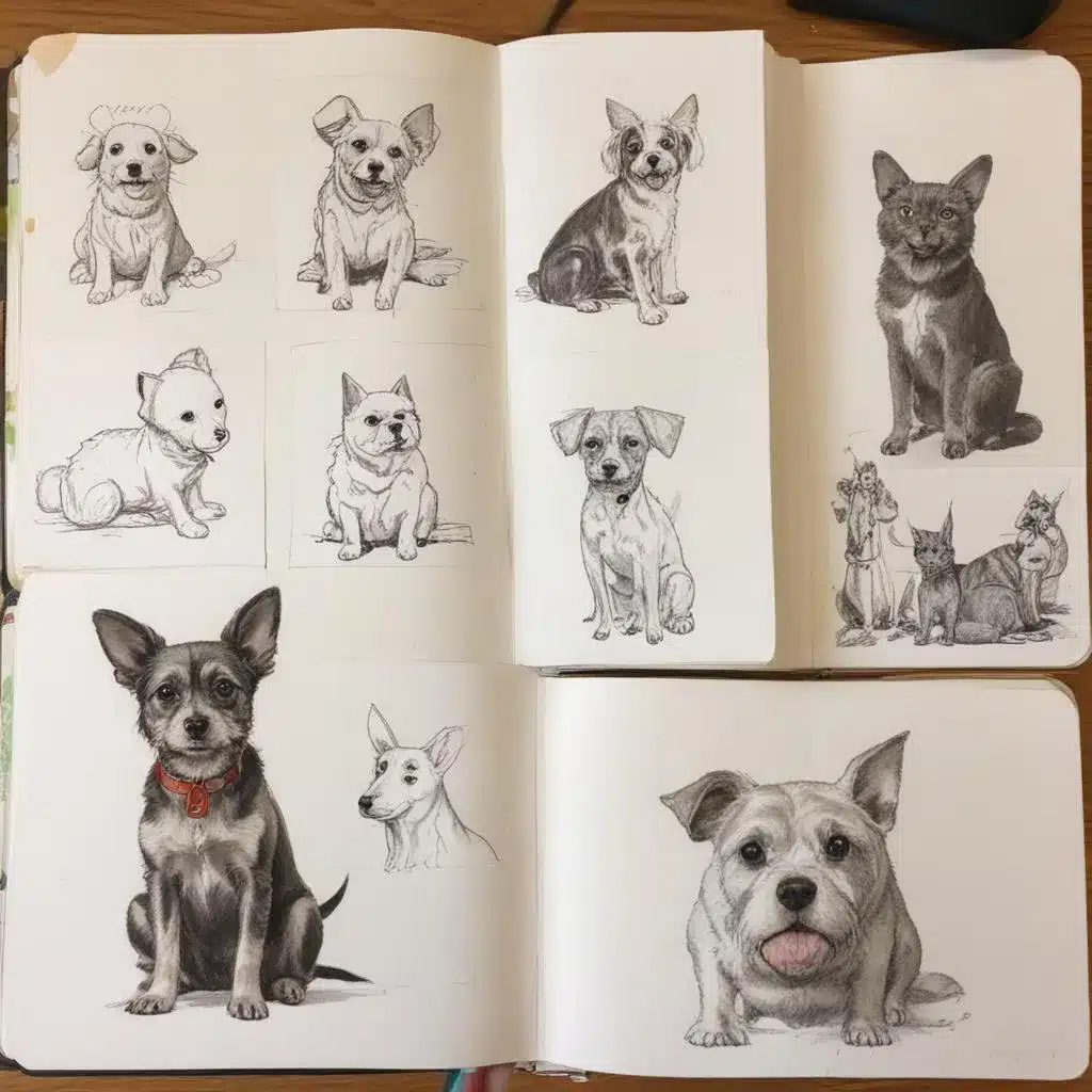 Exploring the Narrative Possibilities of Sketchbooks for Storytelling with Pets