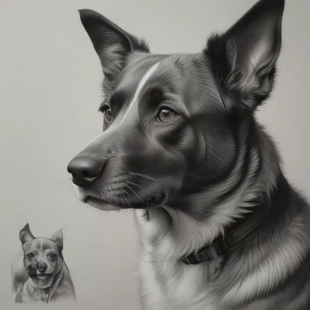 Exploring the Versatility of Charcoal for Emotive and Atmospheric Pet Drawings