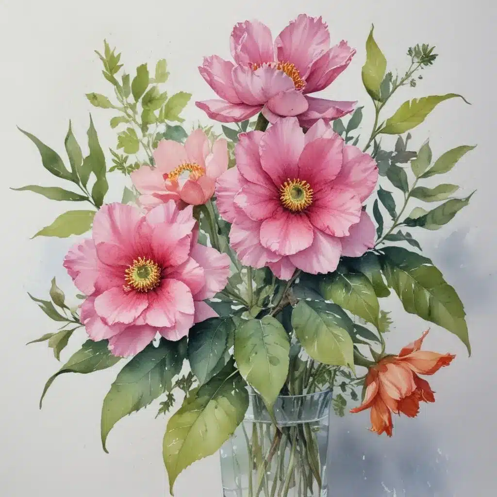 Expressive Botanicals: Balancing Realism and Personal Interpretation in Vibrant Watercolour