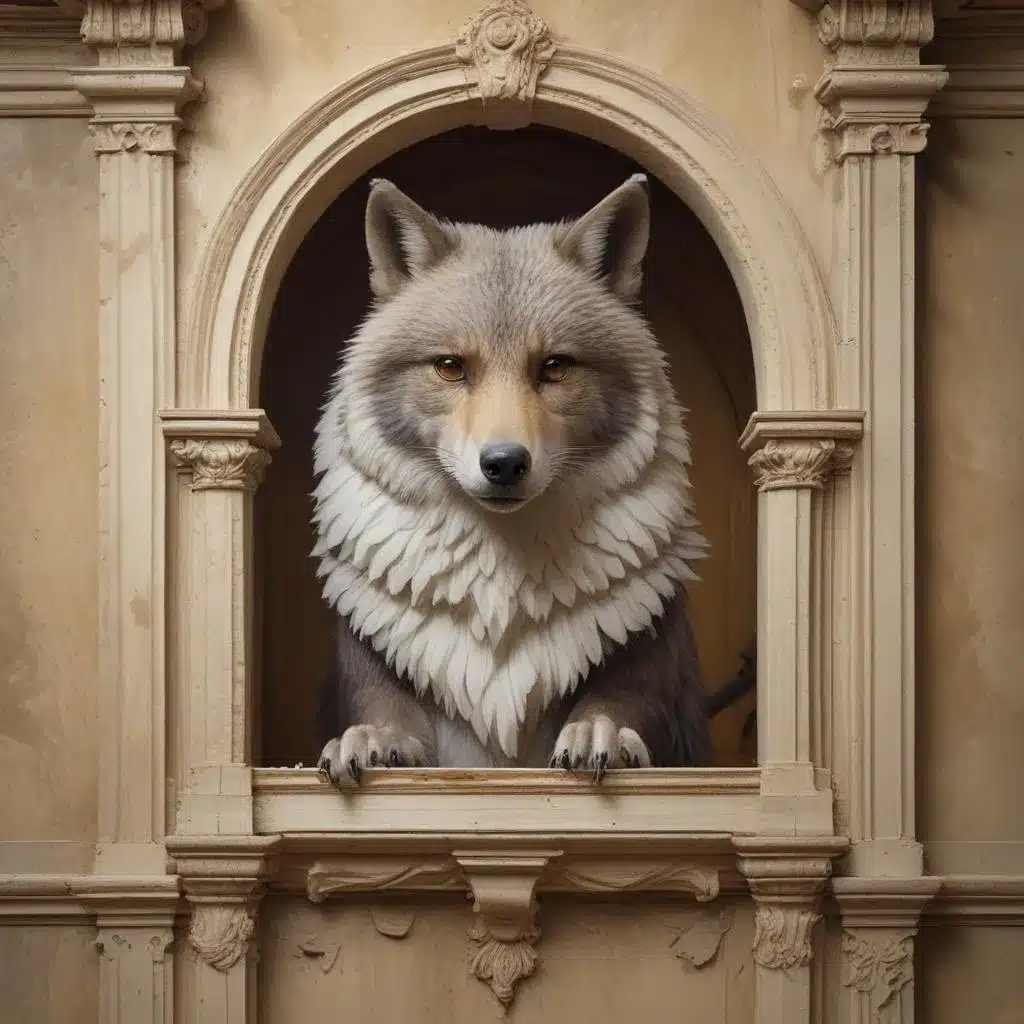 Fusing Architectural Elements with Animal Subjects for Unique and Imaginative Artwork
