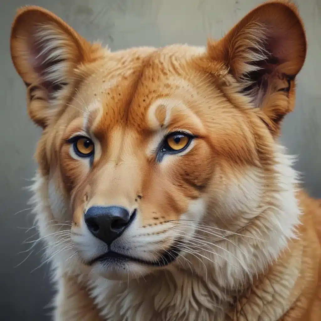 Fusing Realism and Abstraction for Captivating Animal Artworks