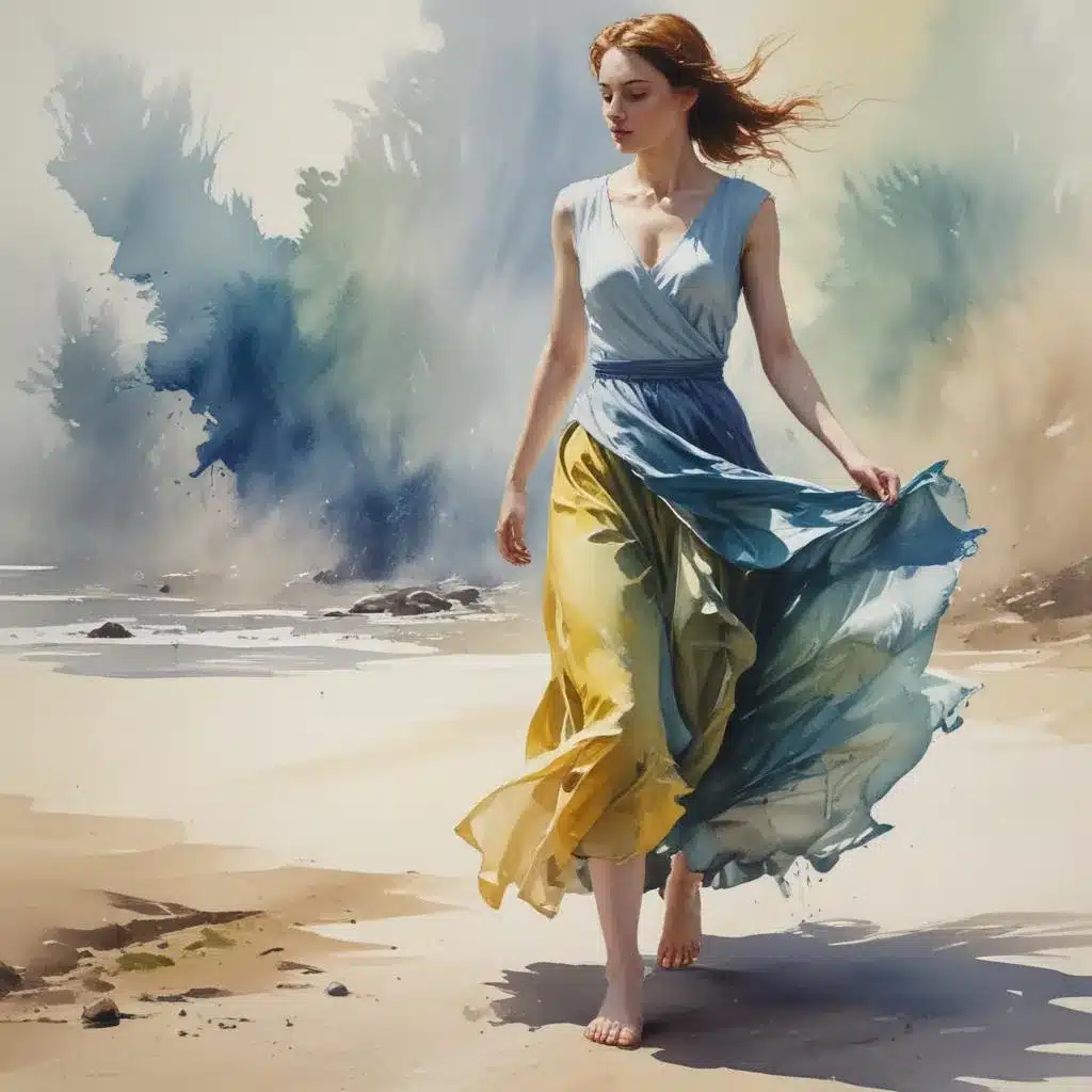 Innovations in Depicting Movement in Dynamic Watercolour Paintings