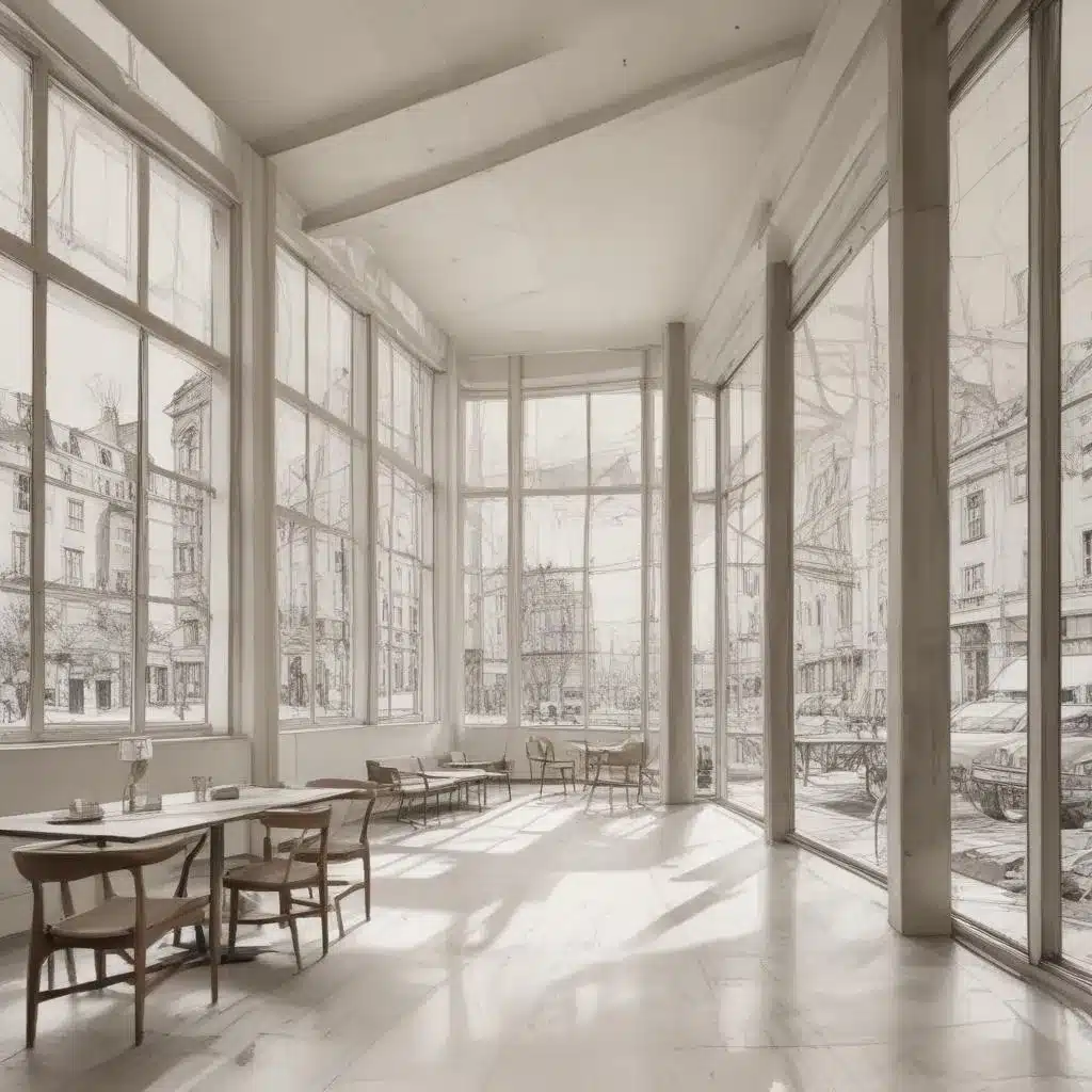 Innovative Framing Strategies for Captivating Compositions in Architectural Sketches