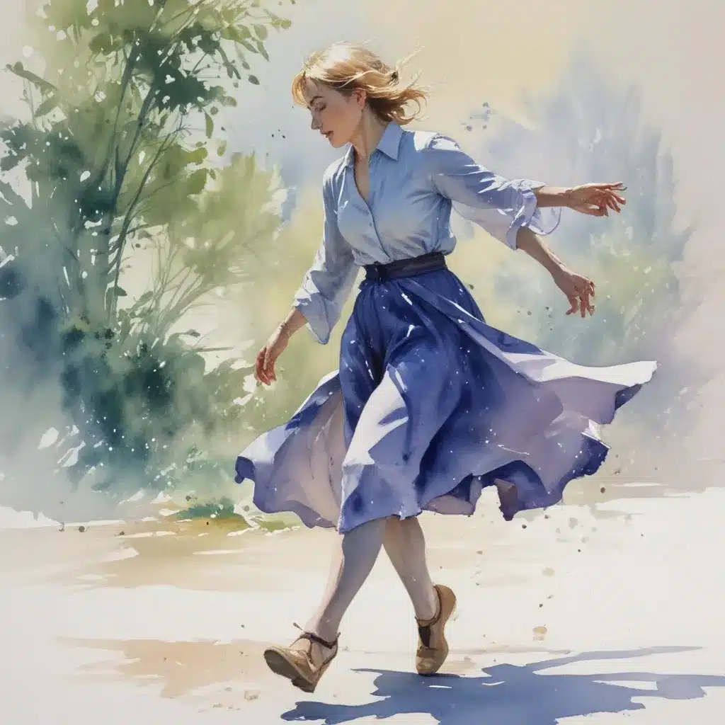 Kinetic Compositions: Mastering the Art of Depicting Movement in Expressive Watercolour
