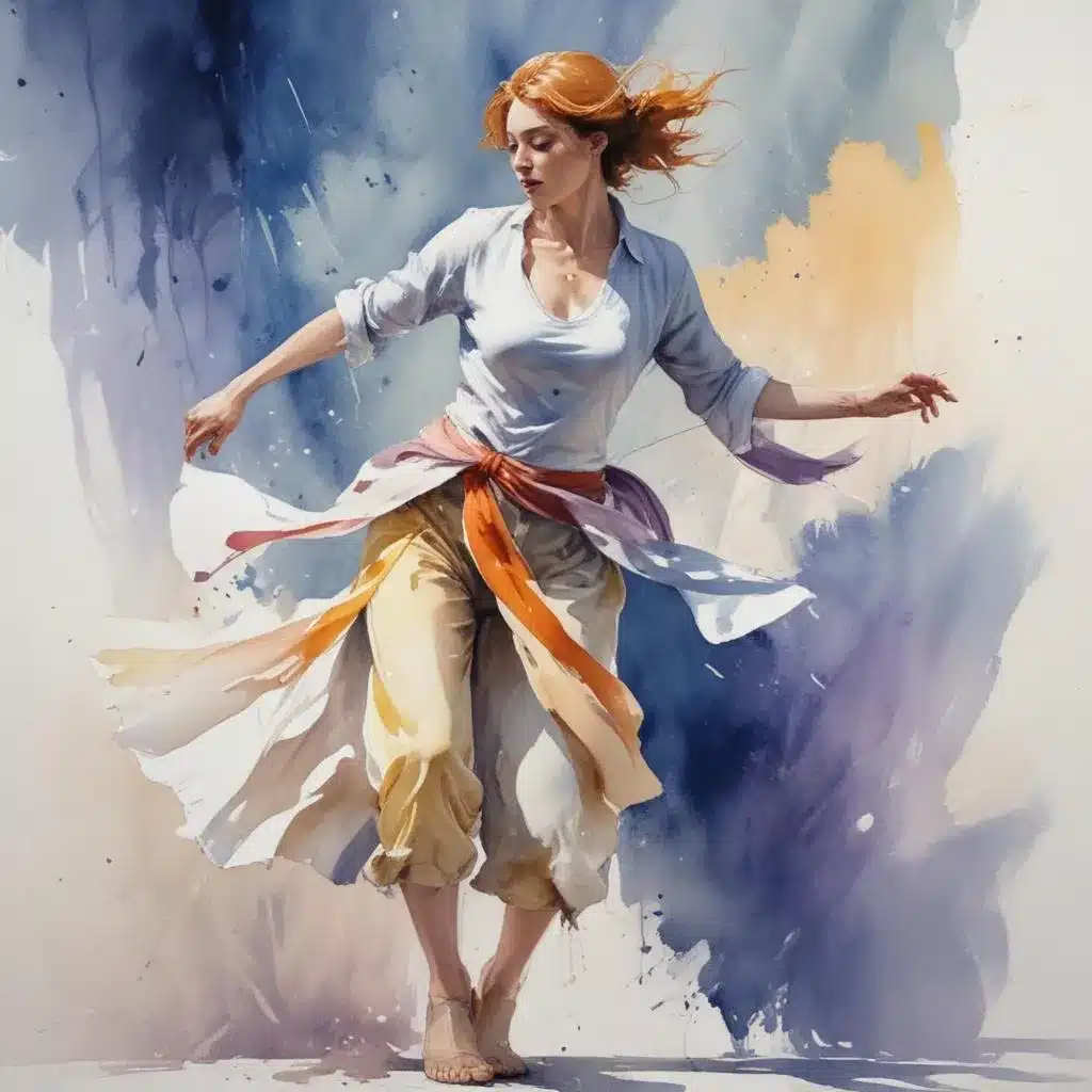 Kinetic Compositions: Mastering the Art of Depicting Movement in Expressive Watercolours