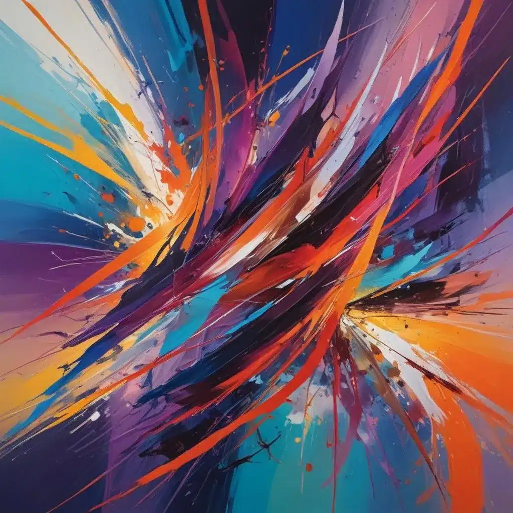 Kinetic Compositions: Mastering the Art of Depicting Movement in Vibrant Acrylic Abstracts