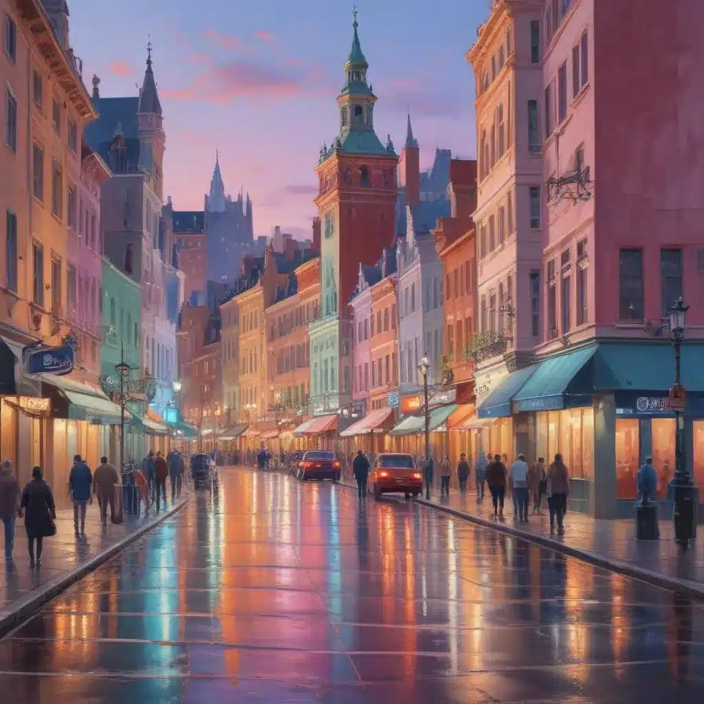 Optimising Colour Harmony: Key Considerations for Vibrant Pastel Cityscape Paintings
