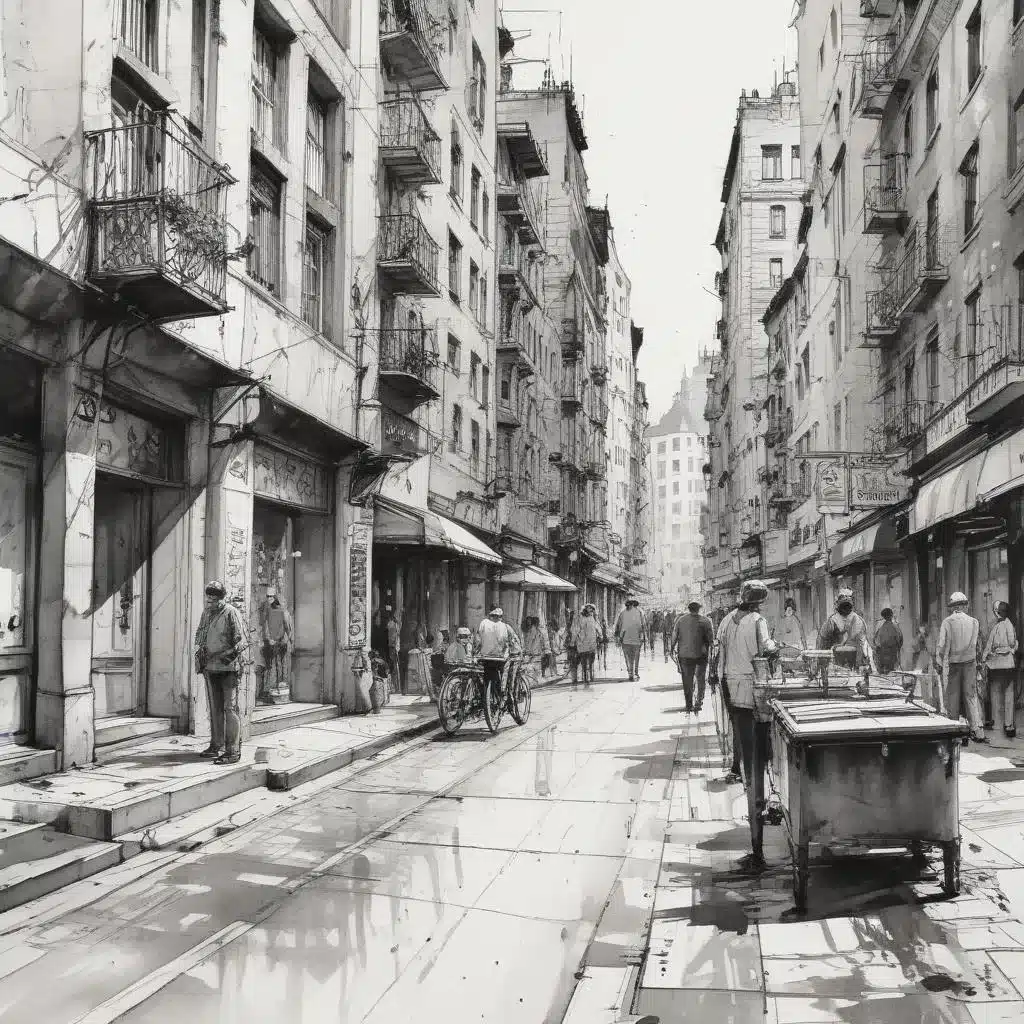 Unconventional Approaches to Urban Sketching: Expressive Ink Techniques