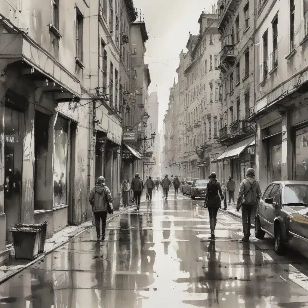 Unconventional Approaches to Urban Sketching: Expressive Ink Wash Techniques
