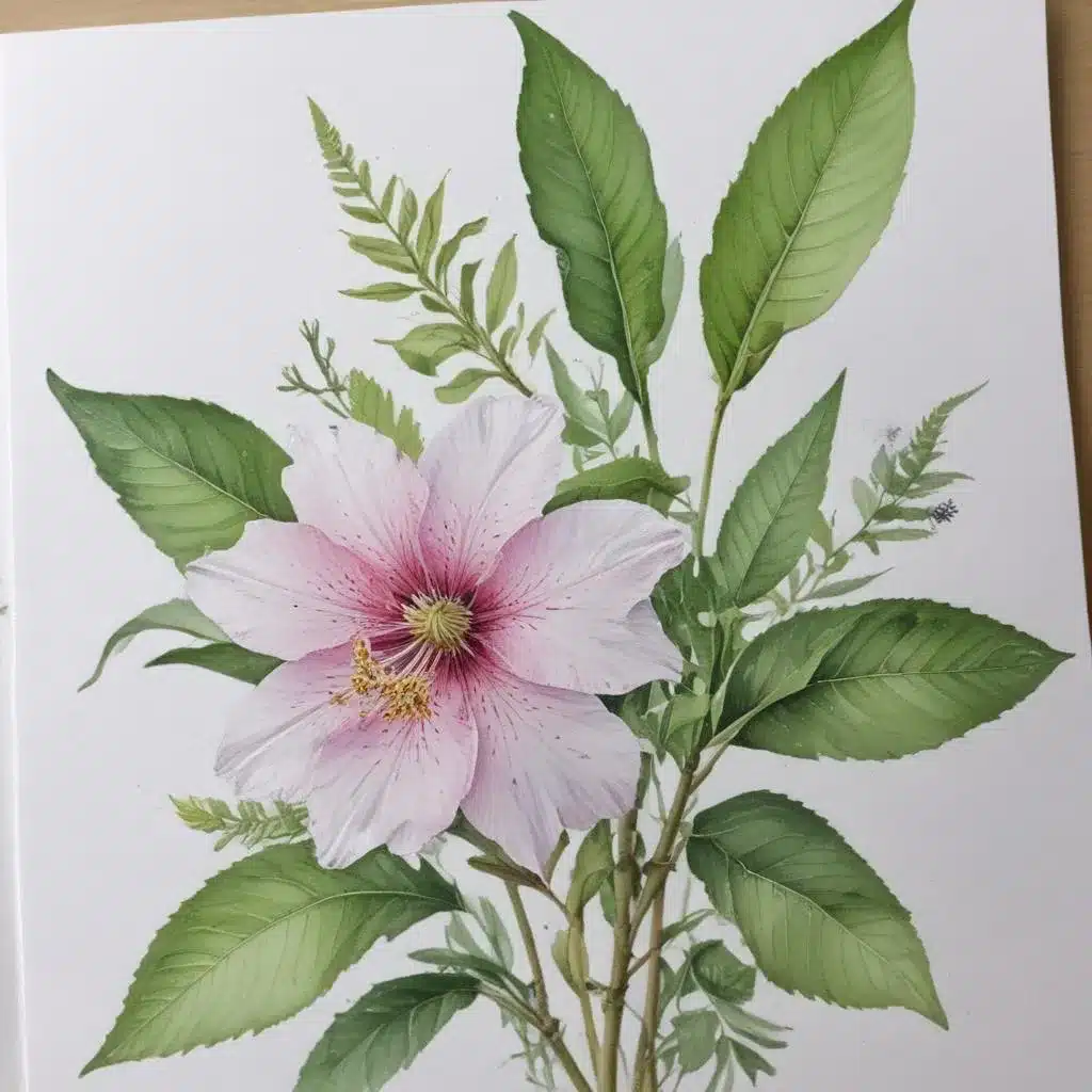 Botanical Illustration in Watercolour: Capturing the Essence of the Natural World with Eco-Conscious Methods
