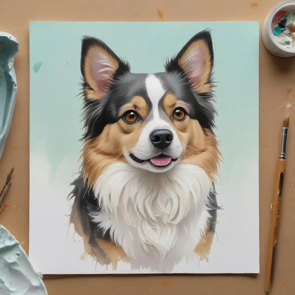 Brush Strokes and Wagging Tails: Crafting Captivating Pet Paintings in Gouache