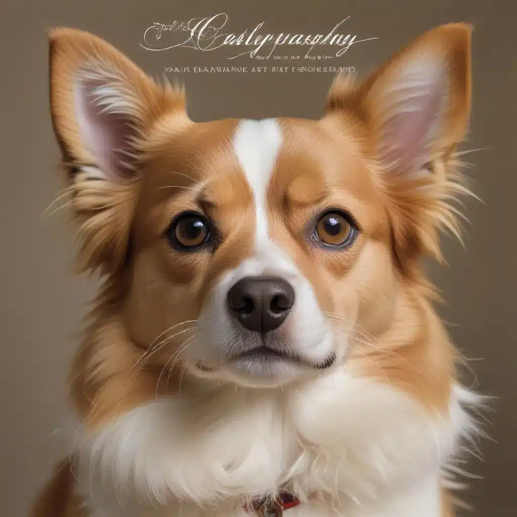 Calligraphy Callings: Elevating Your Written Art for Captivating and Emotive Pet Portraits