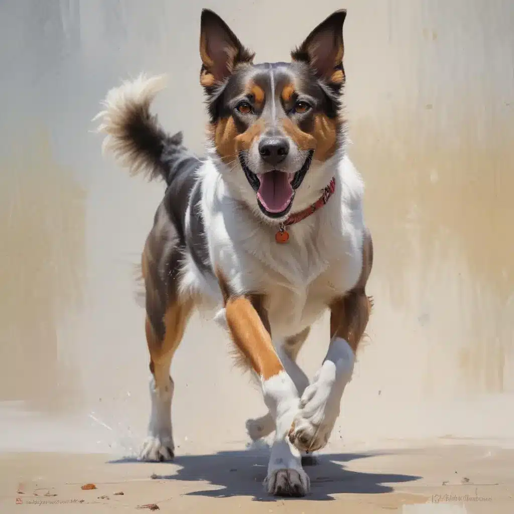 Choreographing Canines Elevated: Dynamic Compositions for Energetic Dog Paintings