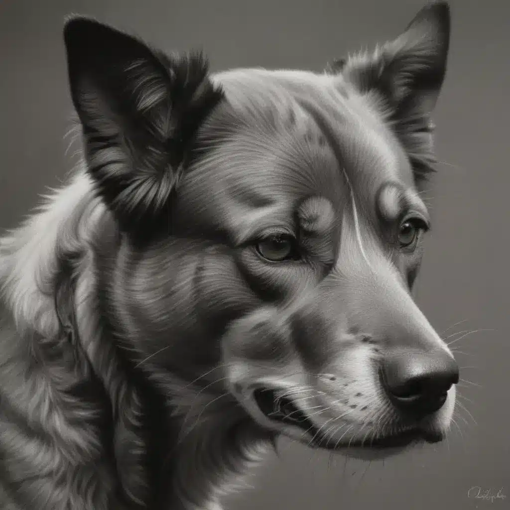 Dynamic Sketching Redefined: Capturing the Movement of Canines in Charcoal