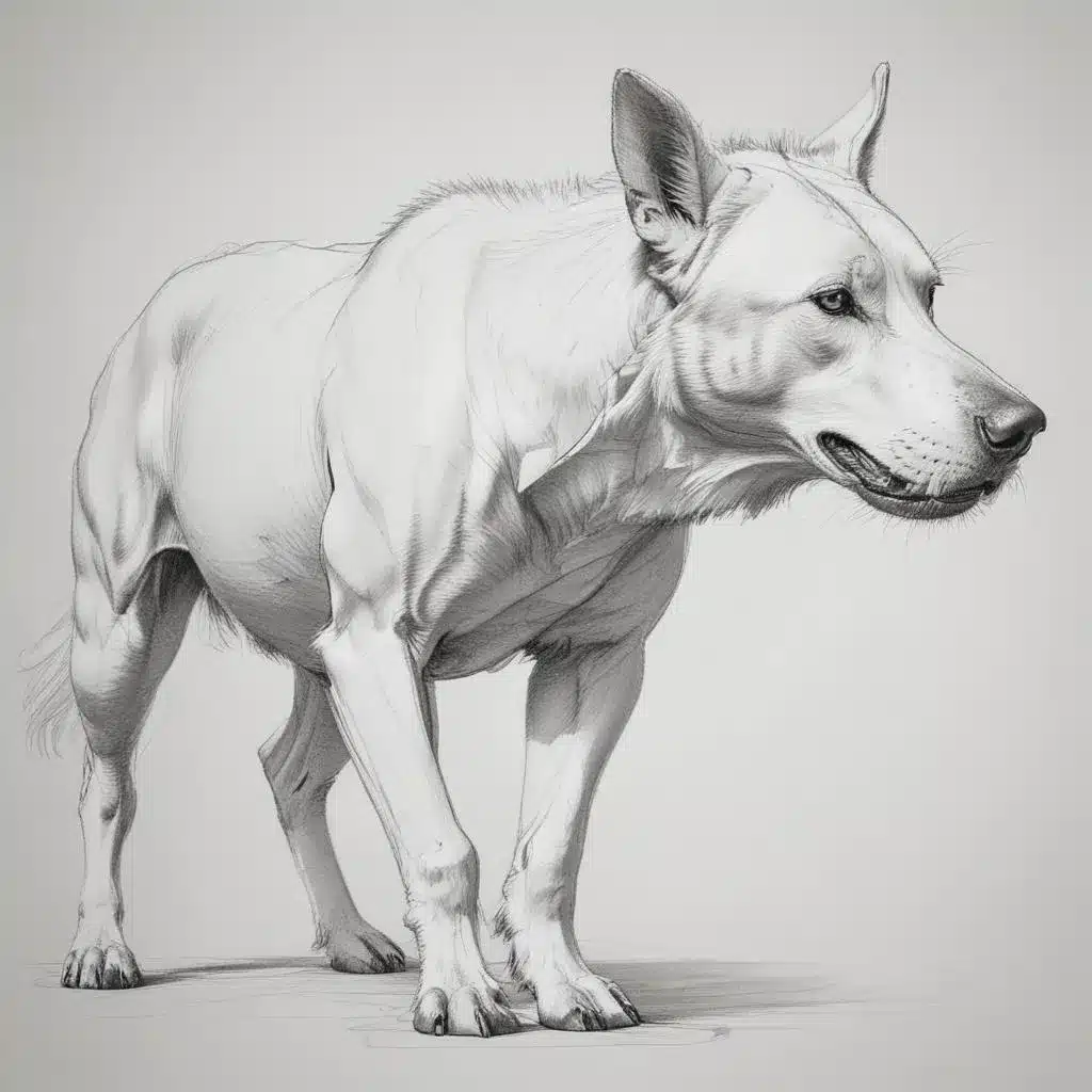 Exploring Gestural Lines for Dynamic Animal Sketches