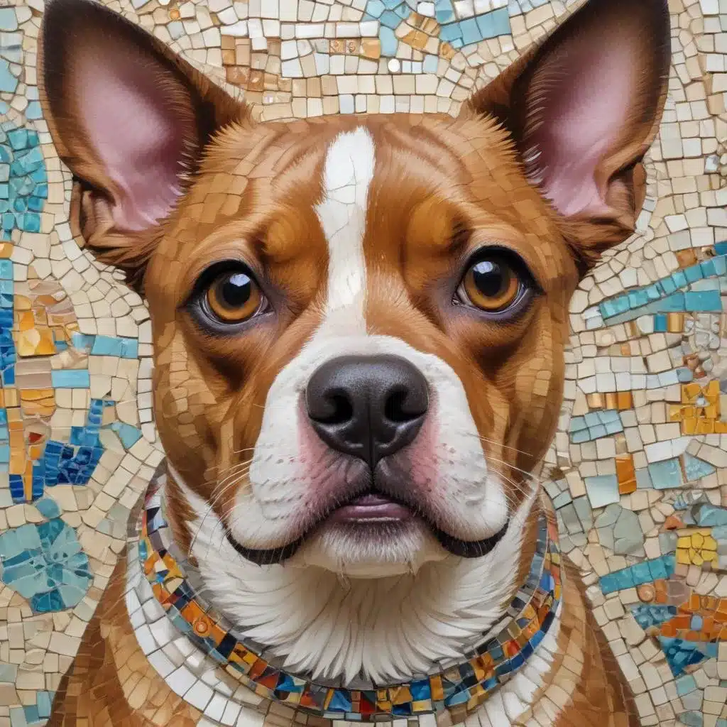 Exploring the Art of Mosaic: Crafting Captivating Tile Compositions for Unique Pet Portraits