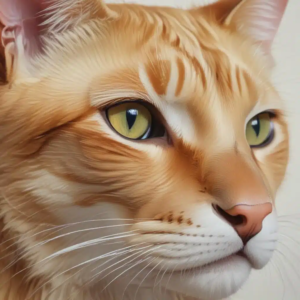 Exploring the Interplay of Realism and Abstraction in Emotive Feline Artworks