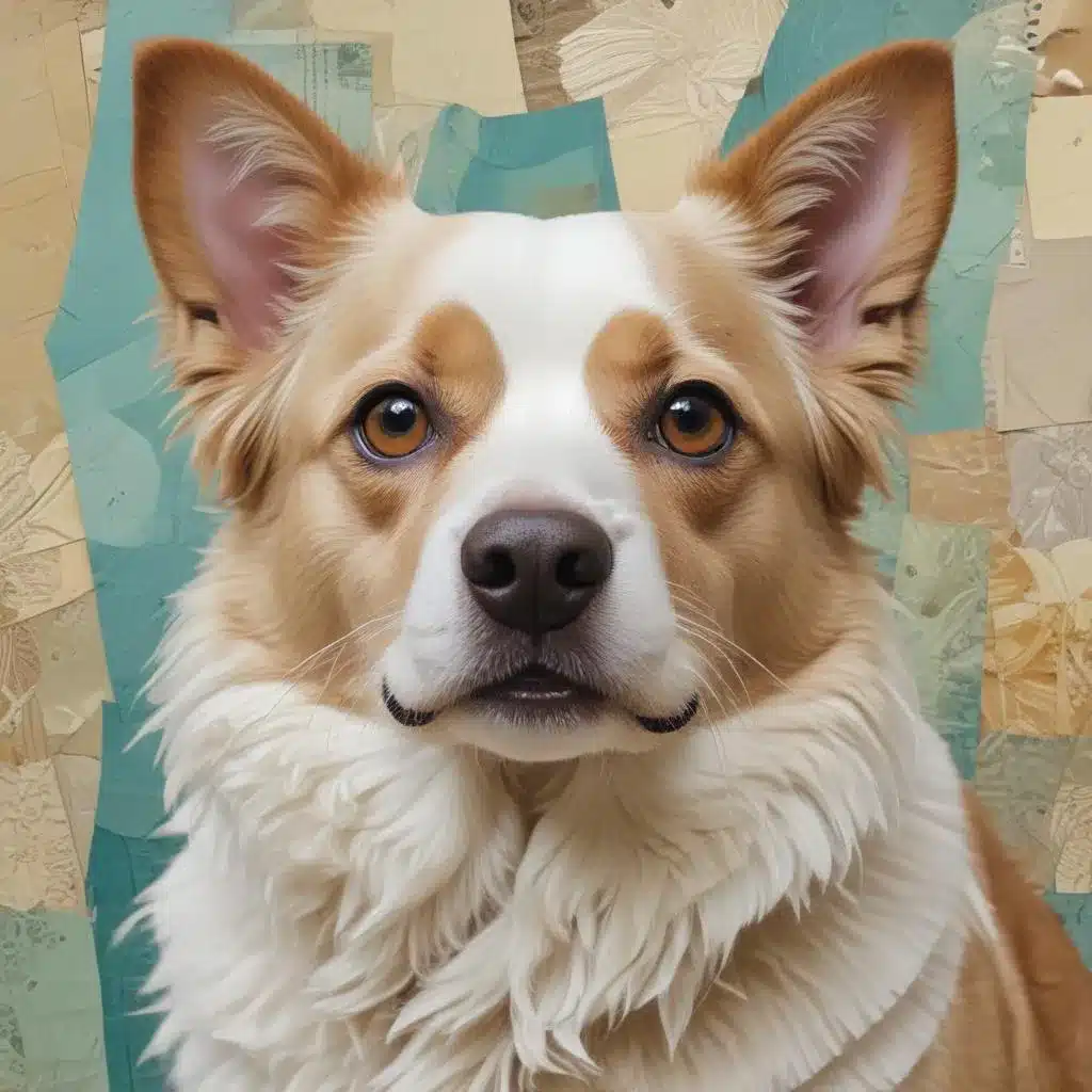 Innovating with Collage for Unique, Textural, and Layered Pet Art Compositions