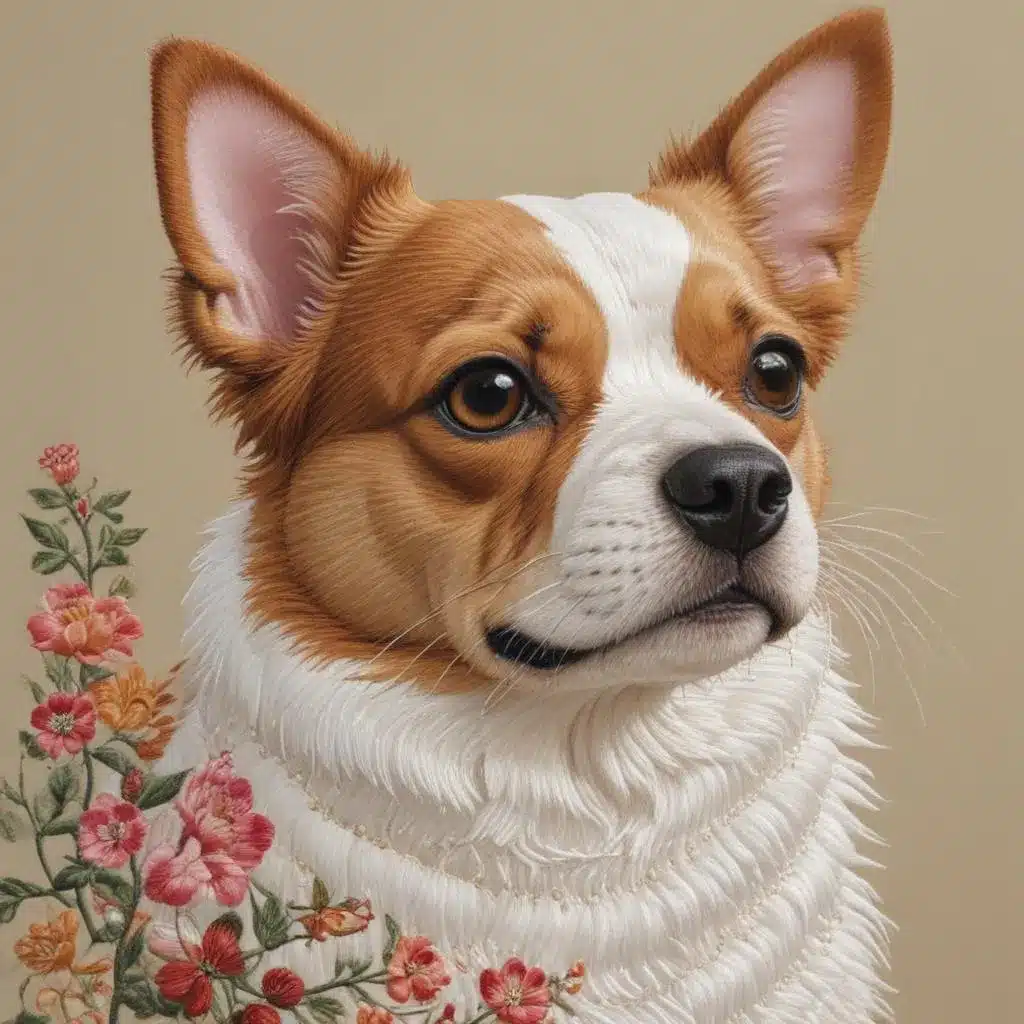 Innovative Embroidery Elegance: Stitching Exquisite Textile Designs for Pet Art