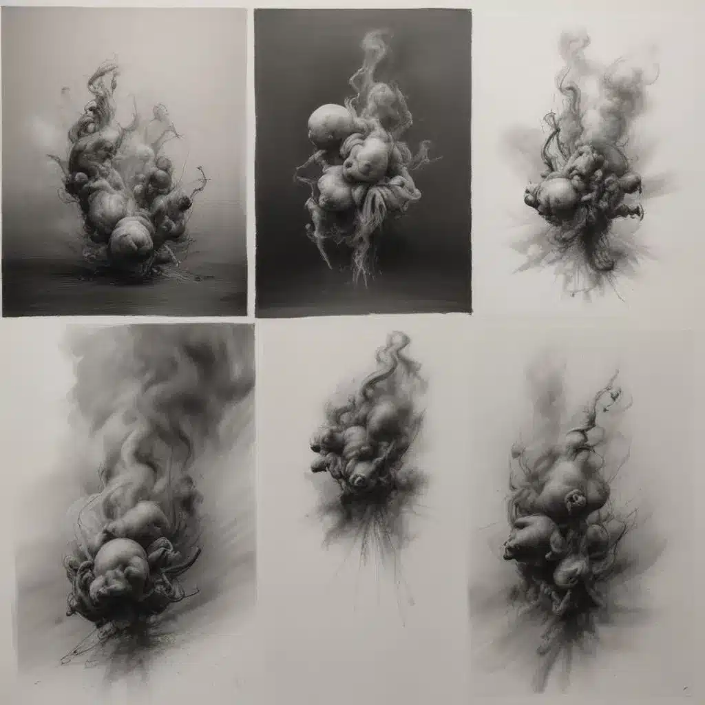 Sketching the Ephemeral II: Charcoal Studies of Fleeting Moments