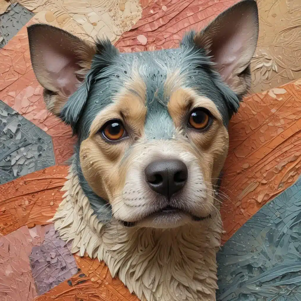 Textural Explorations: Unique Surfaces for Captivating Pet Art