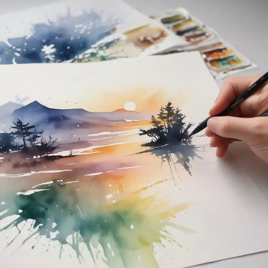 Watercolour Washes: Embracing Fluidity for Dynamic, Expressive, Atmospheric, and Conceptual Artworks