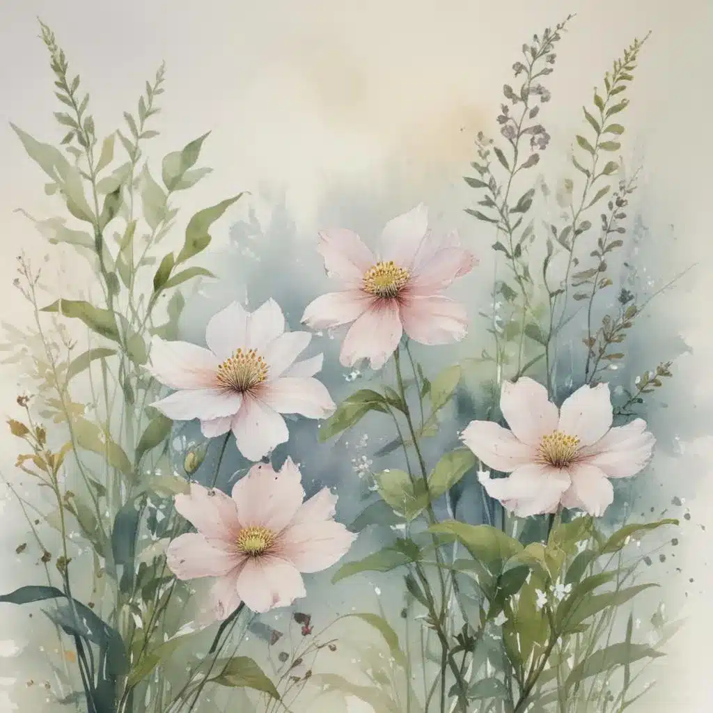 Watercolour Whispers: Delicate Brushwork for Evocative and Ethereal Companion Artworks